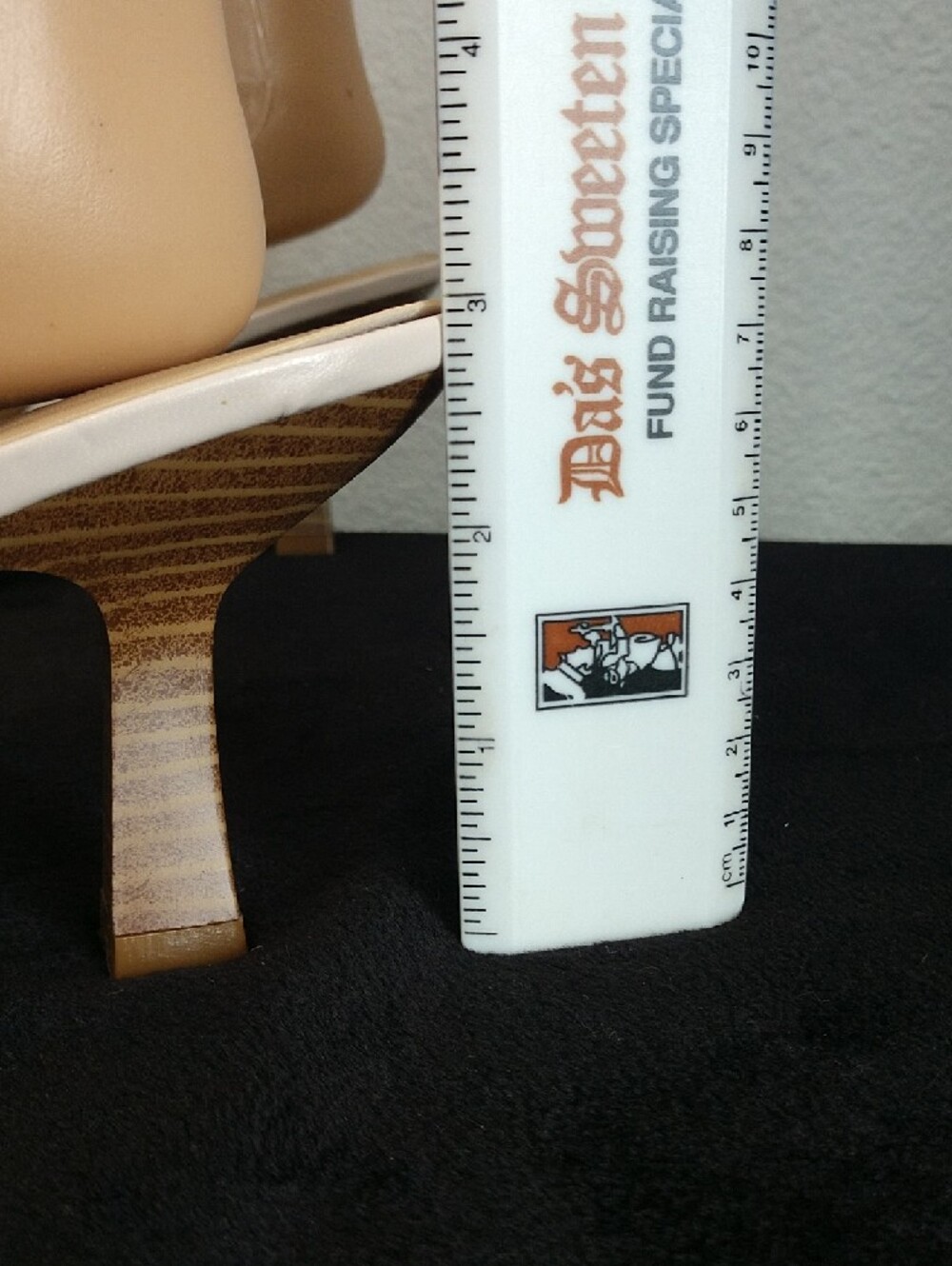 Unlisted Cream Strappy Mid-Heel Mules - Picture 2 of 4